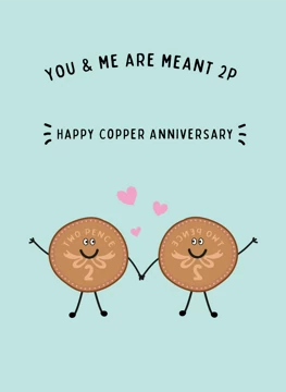 Happy Copper Wedding Anniversary