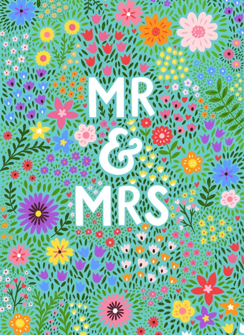 MR & MRS Wedding In Bloom