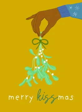 Merry Kissmas (Yellow)