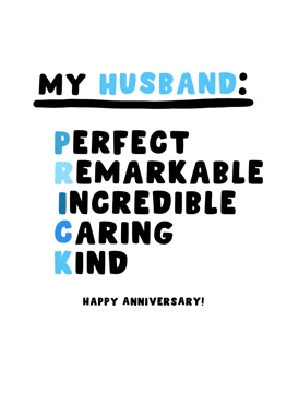 My Husband Anniversary - PRICK