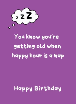 When Happy Hour Is A Nap