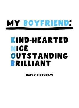 My Boyfriend - KNOB