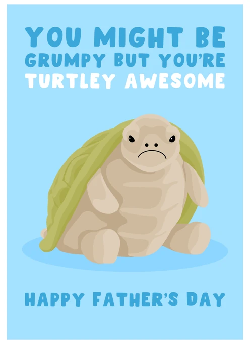 Turtley Awesome Father's Day