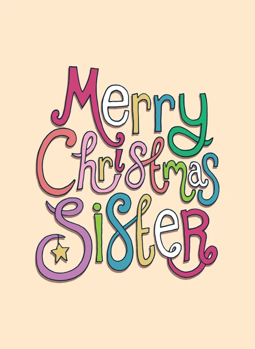 Merry Christmas Sister