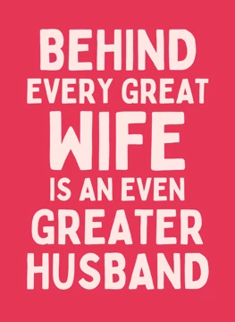 Every Great Wife Card From Husband