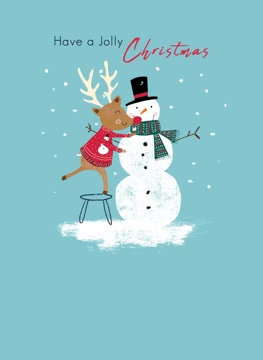 Reindeer and Snowman