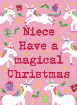 Niece Unicorn Christmas