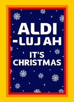 ALDI-lujah It's Christmas