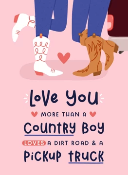 Love You More Than a Country Boy