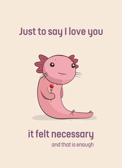 Just to Say I Love You