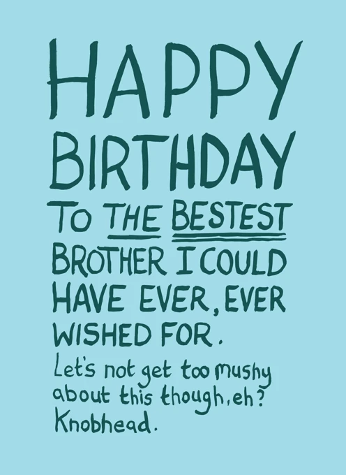Bestest Brother Birthday