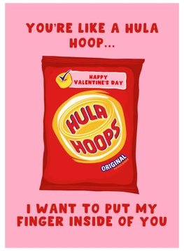 Hula Hoops Valentine Message
