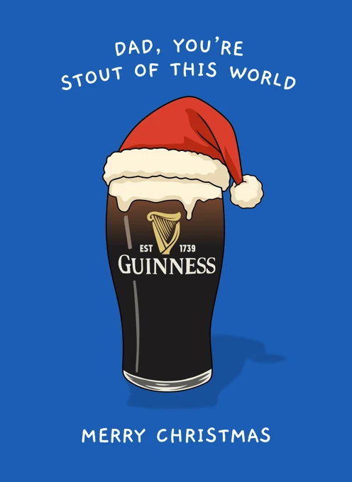 Dad, You're Stout of This World Merry Christmas