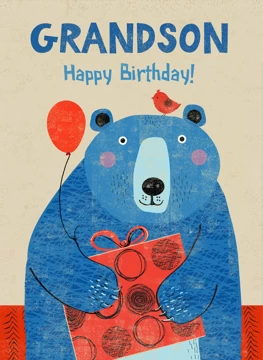 Grandson Bear Birthday!