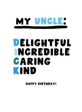 Uncle - Dick