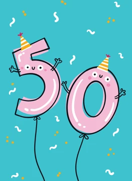 50th Balloons