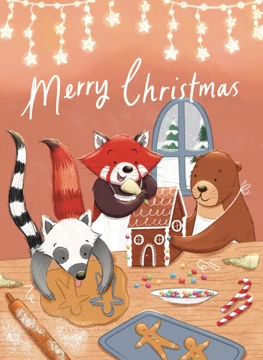 Merry Christmas Gingerbread Decorating