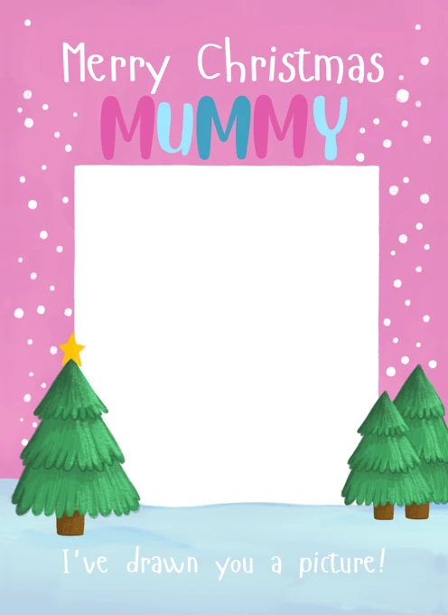 Merry Christmas Mummy - Drawing
