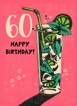 60 Happy Birthday - Mojito