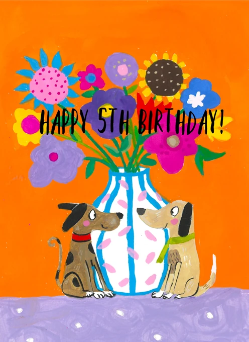 Happy Dogs 5th Birthday!
