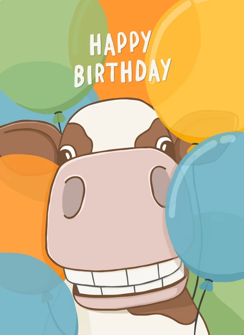 Happy Cow Birthday