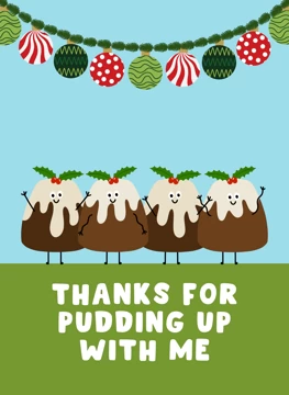 Thanks for Pudding Up With Me