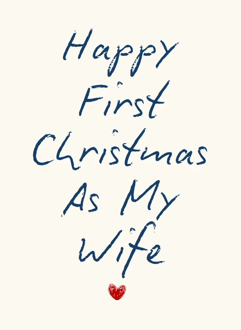 Happy First Christmas As My Wife
