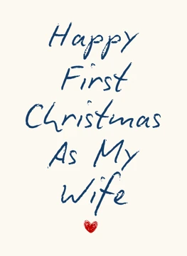 Happy First Christmas As My Wife
