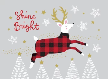 Reindeer Christmas Card