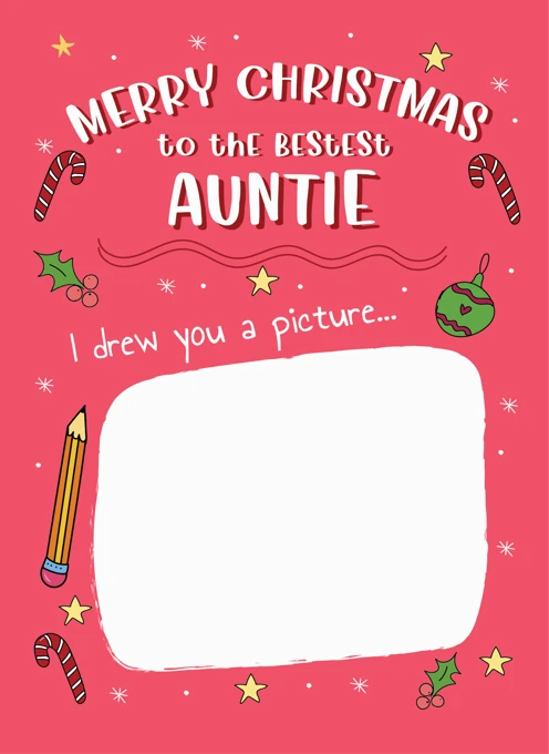 Merry Christmas to the Bestest Auntie