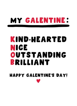 My Galentine: Knob