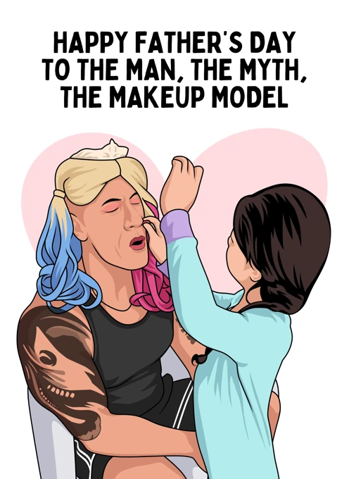 The Man, The Myth, The Makeup Model