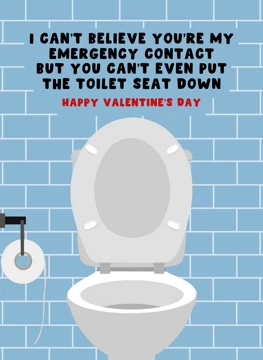 Emergency Contact - Happy Valentine's Day