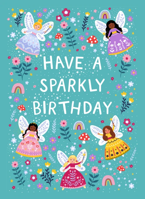 Have a Sparkly Birthday - Fairies