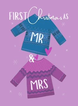 First Christmas as Mr & Mrs