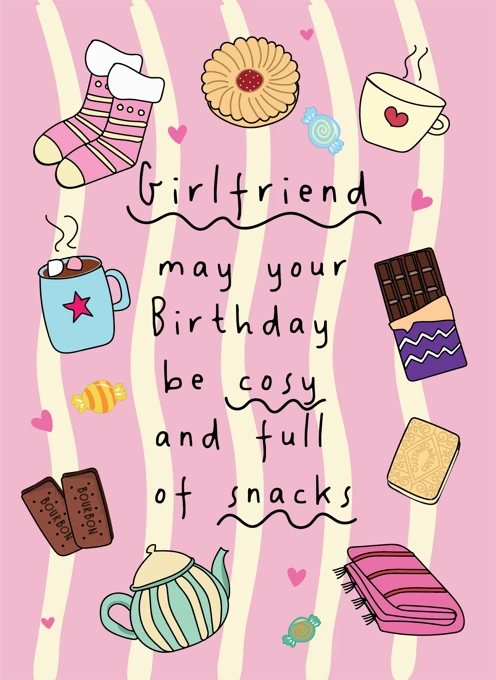 Cosy Birthday Wishes for Girlfriend