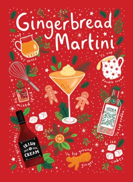 Gingerbread Martini Recipe Cocktail