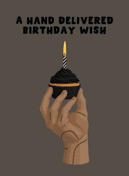 A Hand Delivered Birthday Wish