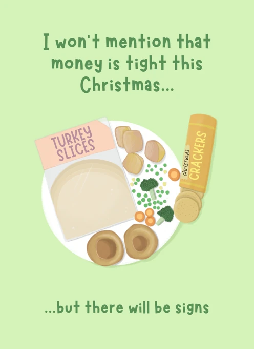 Funny Money Is Tight Christmas Turkey