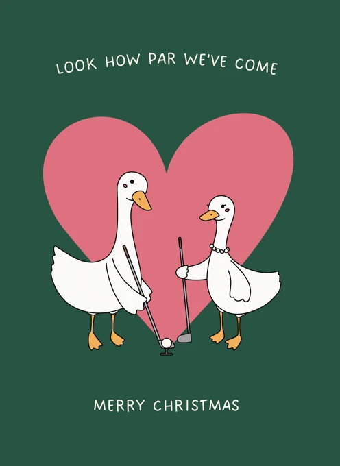 Look How Par We've Come Merry Christmas
