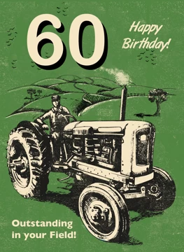 60th Birthday Tractor