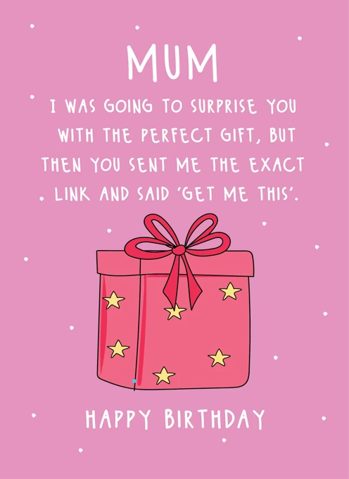 Mum You Sent the Link