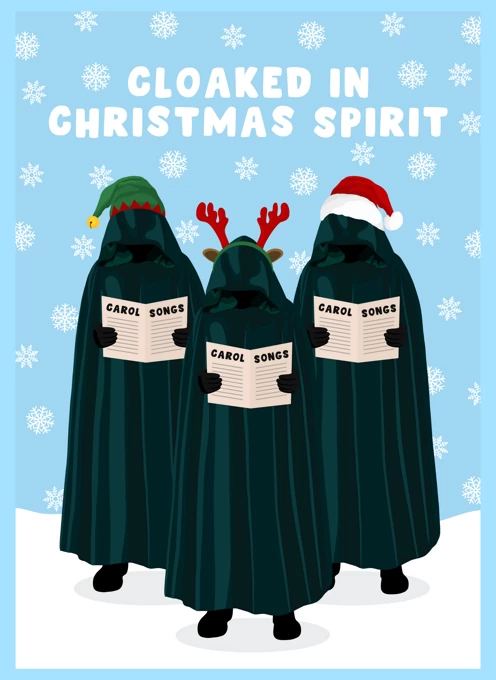 Cloaked in Christmas Spirit