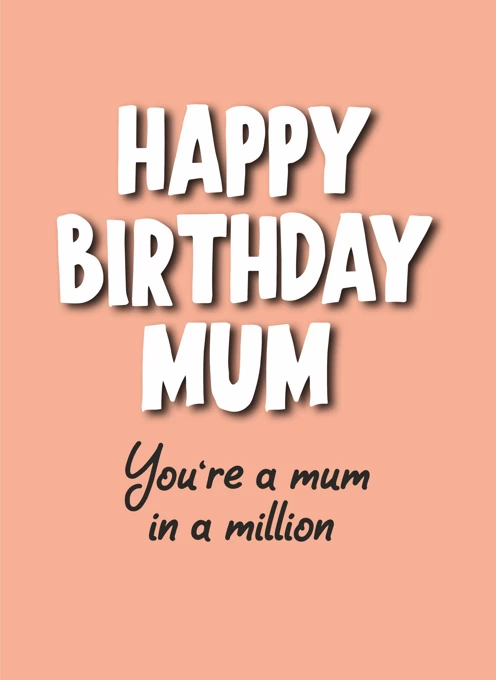 Mum in a million