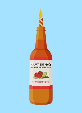 Happy Birthday Premium Birthday Cider