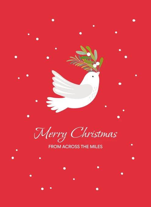 Merry Christmas Dove