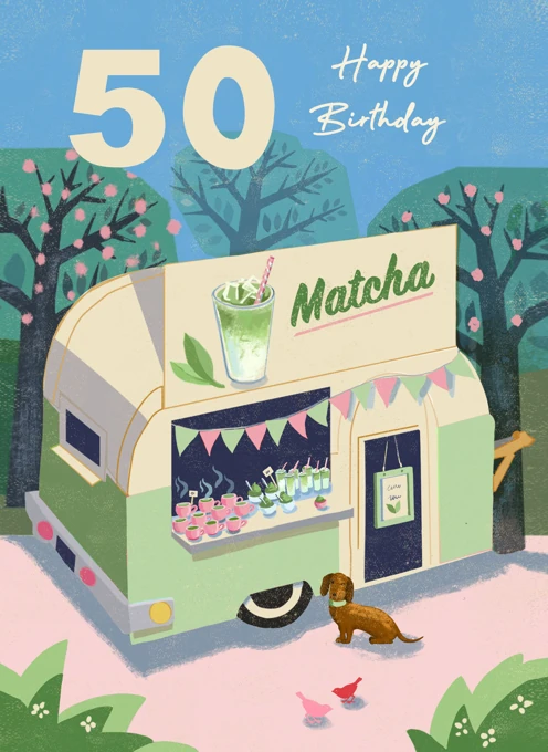 Matcha 50 Birthday
