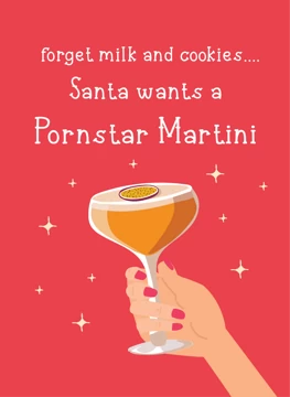 Santa Wants a Pornstar Martini