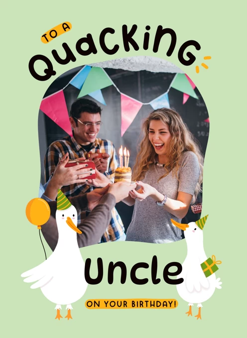 To A Quacking Birthday - Green