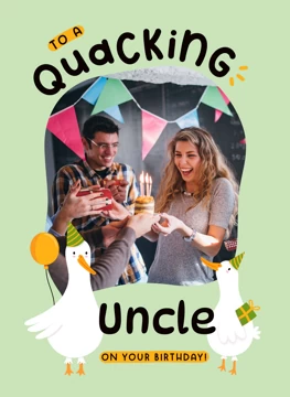 To A Quacking Birthday - Green
